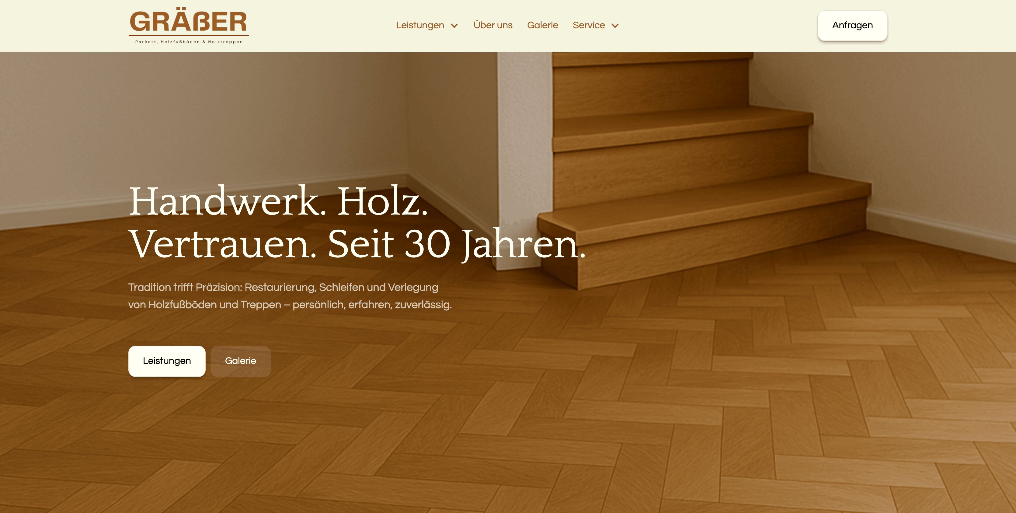Website Holzbearbeitung Gräßer